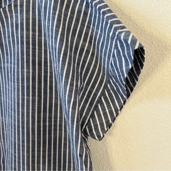 Appleseed’s Blue and White Striped Easy Loose Fit Dress Size 16 - Picture 6 of 12